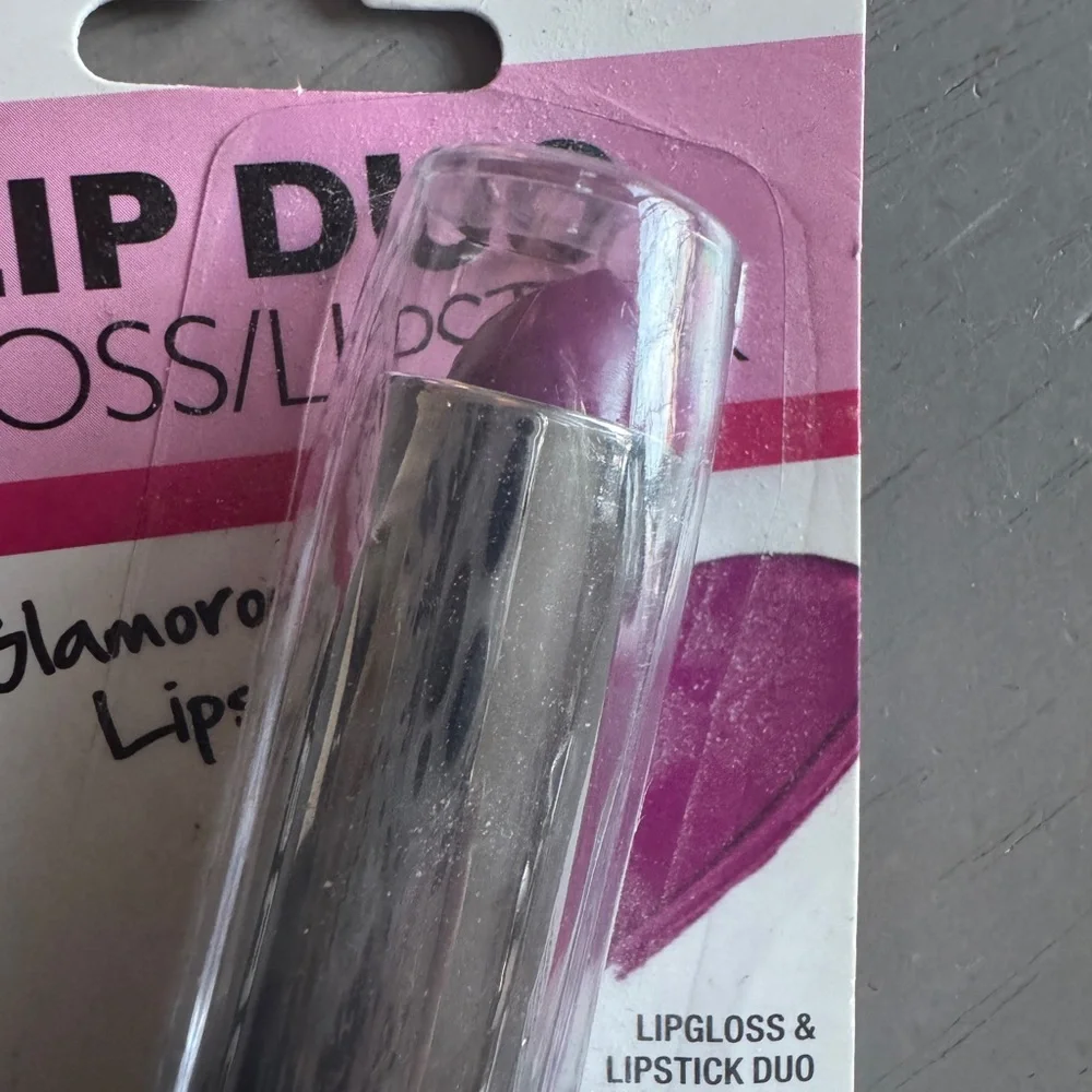 L.A. Colors Lip Duo Gloss Lipstick - Vibe
